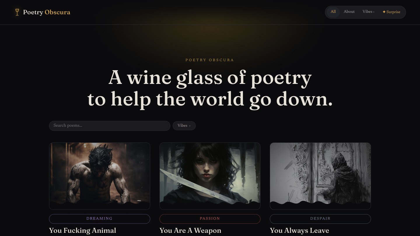 Poetry Obscura